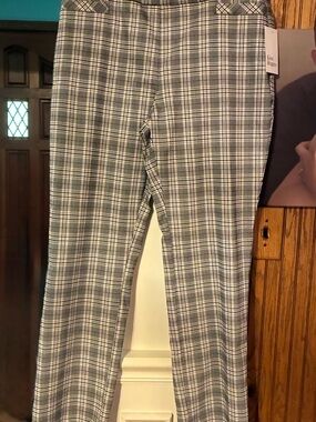 Kim Rogers Gray Plaid Trousers